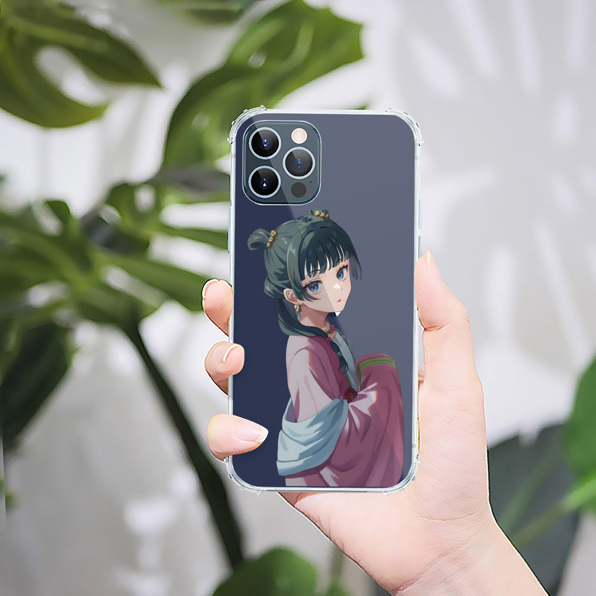 （画像用） 薬屋のひとりごと The Apothecary Diaries 【iPhone 12シリーズ対応】透明スマホケース（クリアソフトケース）